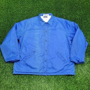 Vintage 90s MOD Holloway Coach Jacket XL 26x29 Baggy Canvas